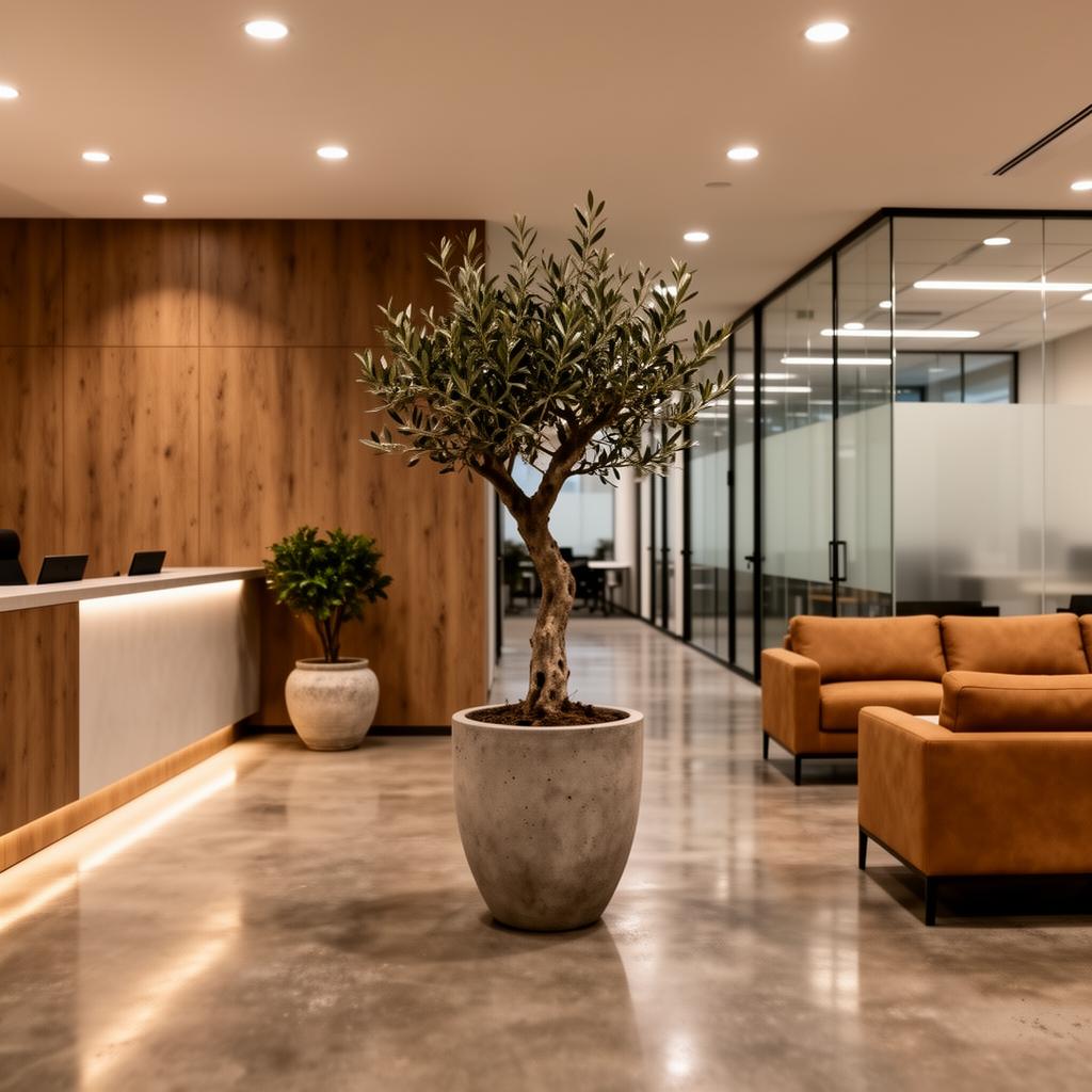 After — composed space with greenery